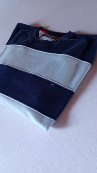 Pull Rayé Tommy Hilfiger Marine & Blanc – XXL