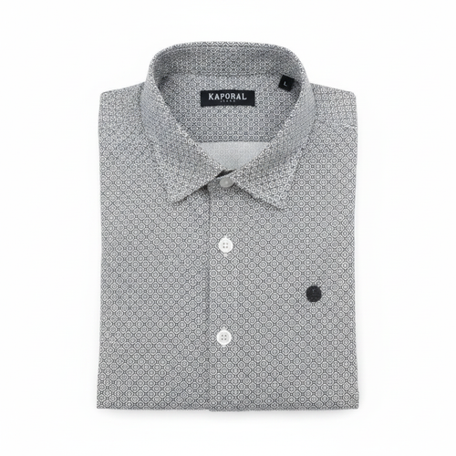 Chemise Kaporal gris motif pliée