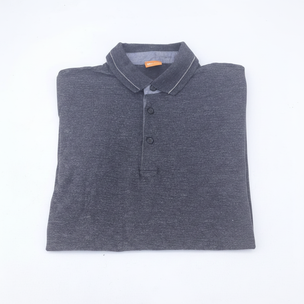 Polo Hugo Boss Orange - plié fond blanc