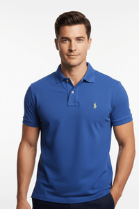 Polo by Ralph Lauren Custom Fit — Bleu Cobalt — Taille L