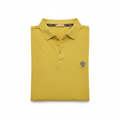 Polo Kaporal jaune plié fond blanc