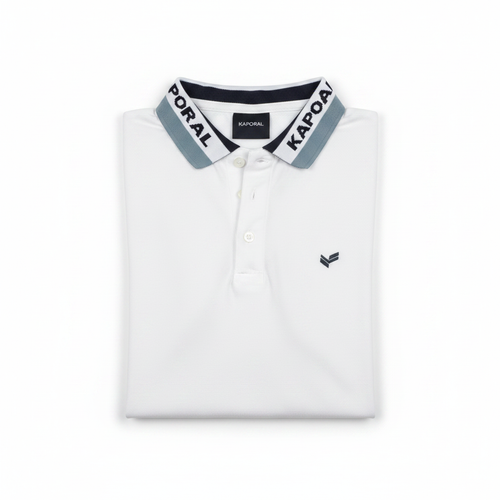 Polo Kaporal plié fond blanc