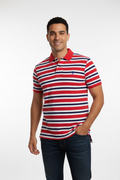 Polo Ralph Lauren rayé sur mannequin homme
