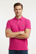 Polo Ralph Lauren rose - plan rapproché