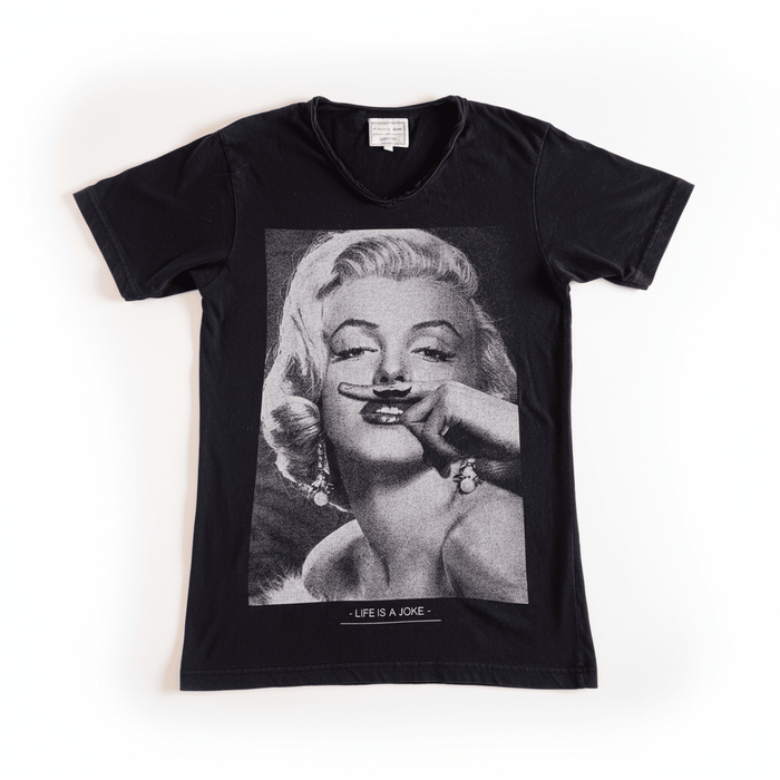 T-shirt Eleven Paris Life Is A Joke — Print Marilyn Monroe