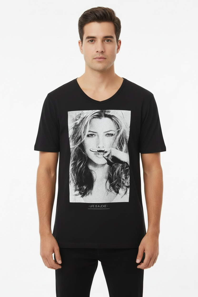 T-shirt Life is a Joke - modèle cool et détendu